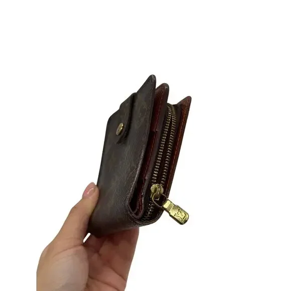 KT023: Louis Vuitton Monogram Bi-Fold Compact Wallet*COA - Picture 2 of 7